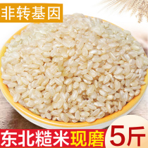 In 2020 the new Northeast brown rice coarse grains whole grains whole germ Rice low-fat satiety not polished 5kg