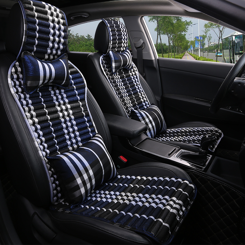 Car cushion four seasons of buckwheat shell nutrition cushion red seat cushion sleeve anti-slip air cooling cushion ice wire summer