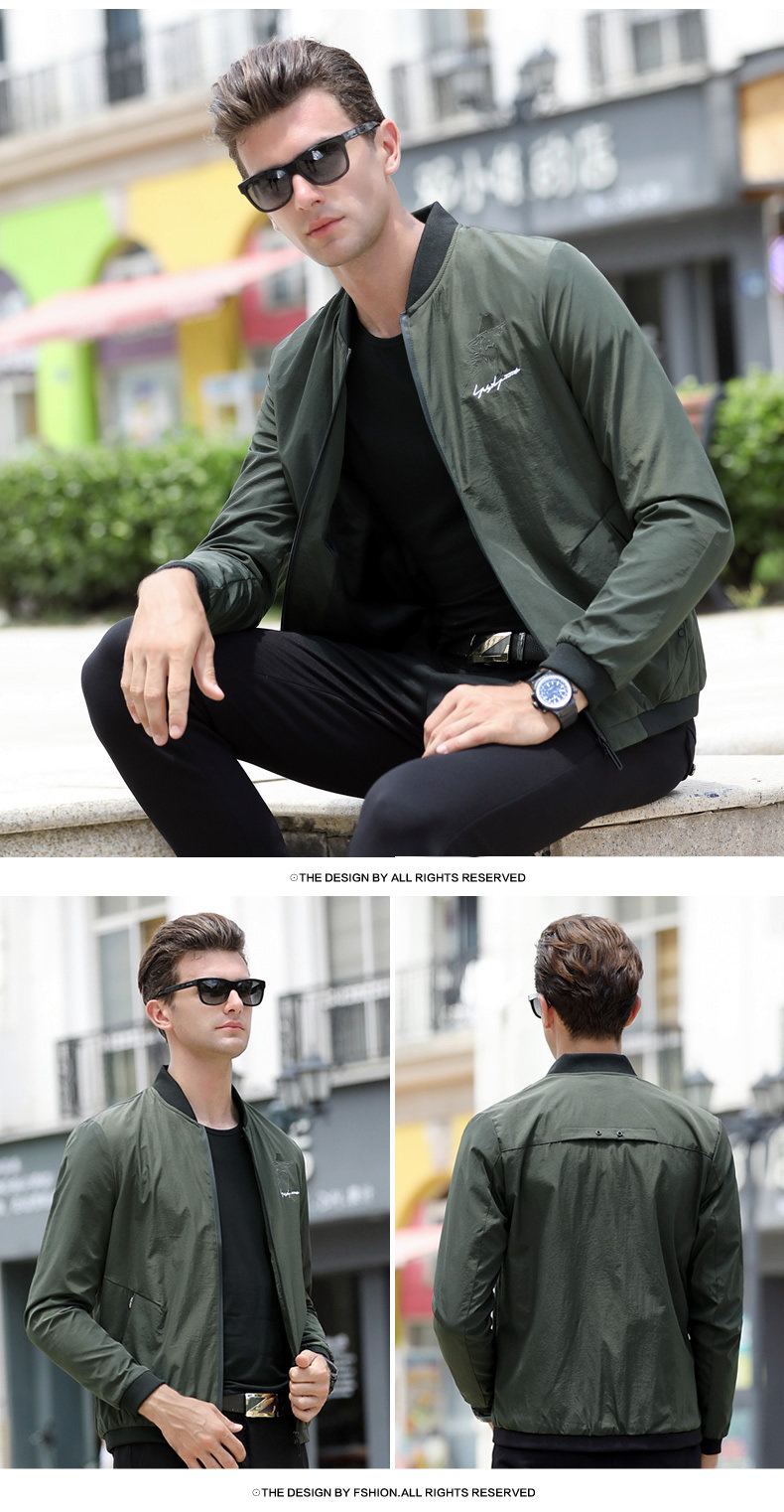 Blouson homme      manches longues en Nylon - Ref 3116542 Image 22