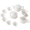 Jade Porcelain Kung Fu Tea Set Complete Set Chaoshan Gongfu Tea Set Simple Household Tea Ceremony Tea Cup Lid Bowl Teapot
