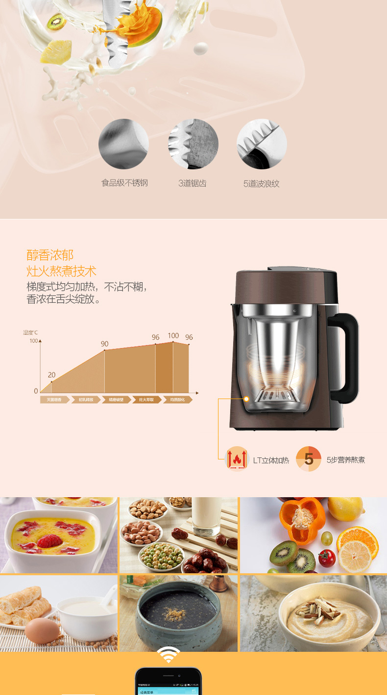 Joyoung / Jiuyang DJ13R-P3 Soymilk Cửa hàng chính hãng chính thức Tự động phá vỡ tường miễn phí Bộ lọc bổ nhiệm máy xay đậu nành công nghiệp