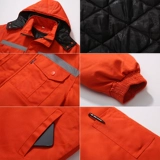 戴米恩 Зимний удерживающий тепло пуховик для работы, рабочая одежда, увеличенная толщина, делается под заказ