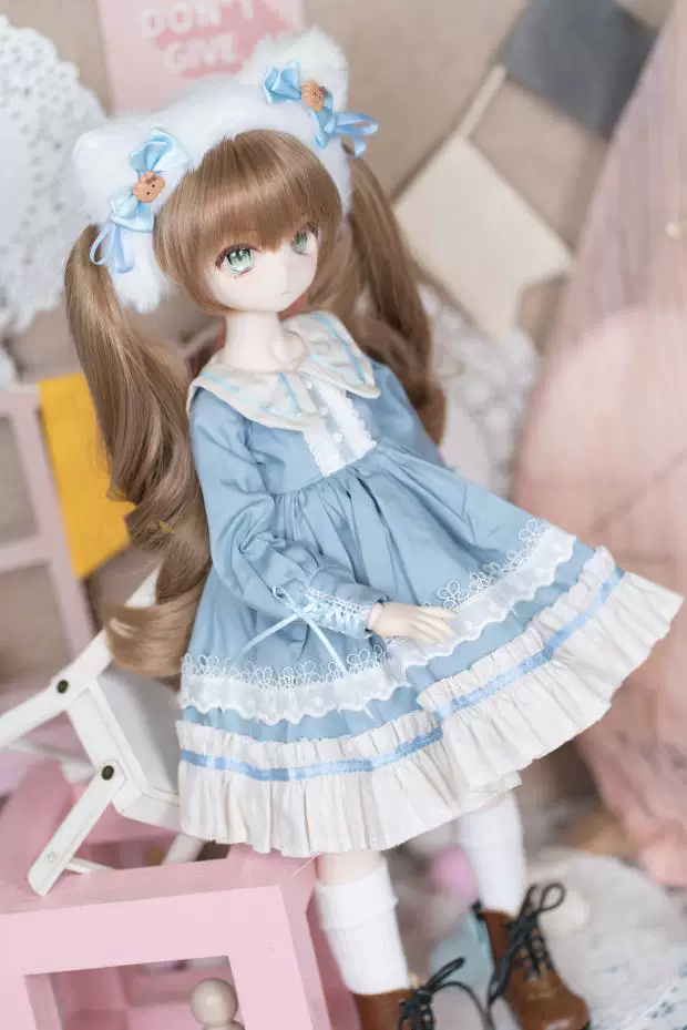 [Манго Кэт] -Кейк Барiel-BJD46 точек MDD Медведь Девочка Кролик Милый Модель Платье