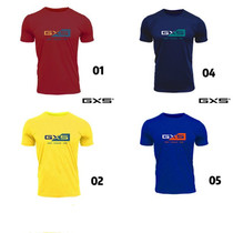 GXS new badminton clothes sports clothes moisture wicking polyester fiber fabric can be customized LOGO shirt