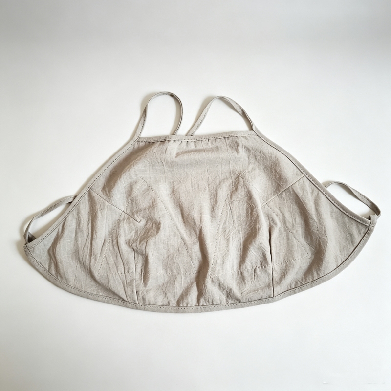 100% Pure Hemp Strapless Bra for Women, Wireless, Anti-Bump, Tie-Back, Antibacterial, Breathable Camisole Lingerie