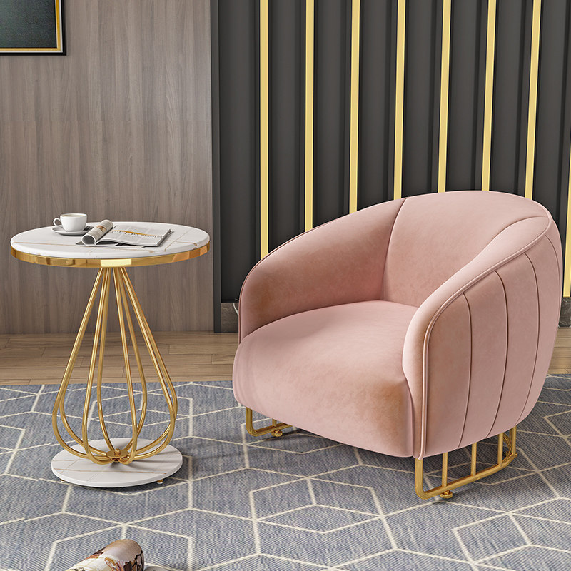 Single Sofa Chair Nordic Light Lavish Simple Chair Sofa Designer Casual Chair Living-room Bedroom Reading Single Chair-Taobao