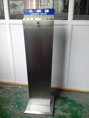 Airport building garden indoor and outdoor stainless steel vertical cigarette lighter holder safety device can be customized