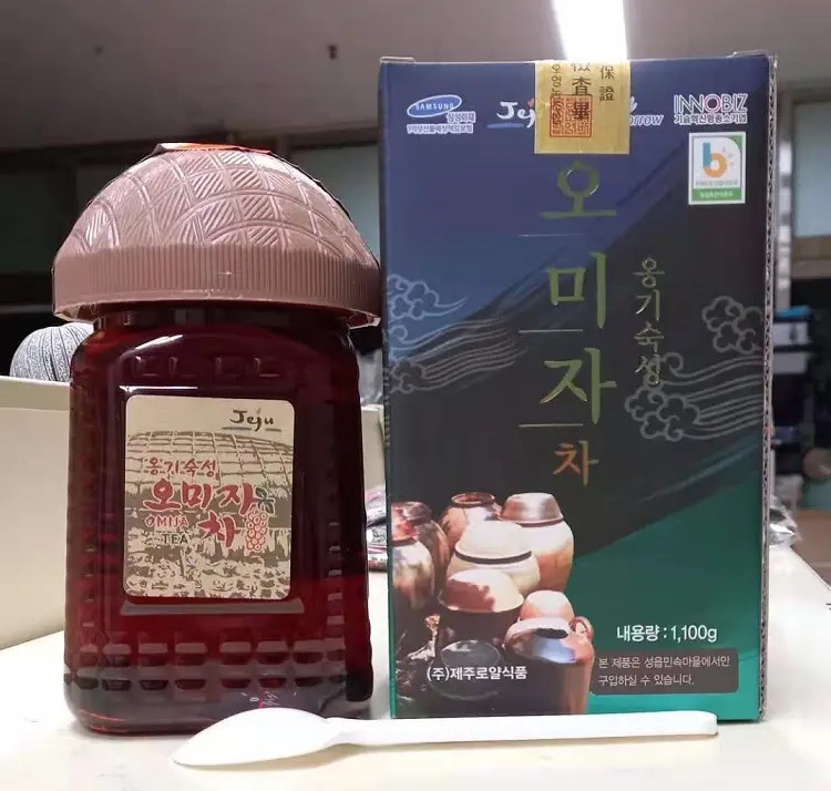 South Korea's Jeju Island Chengyi Folk Village Teryield (original thatched cottages) Honey shizandra tea 1100g-Taobao
