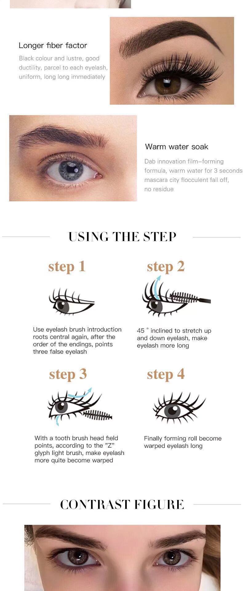 Li Jiaqi khuyến cáo vương miện lụa mascara ghép dày uốn cong không thấm nước không nở [gửi lông mi] - Kem Mascara / Revitalash maybelline hyper curl