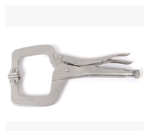 Steel shield  C-type forceps Upper and lower clamp round mouth light handle arc tooth forceps S048010S048001