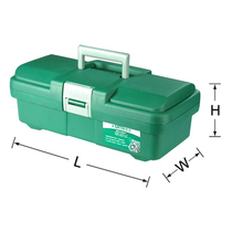 Shida Tools Plastic Toolbox Plastic Portable Toolbox 15 95161