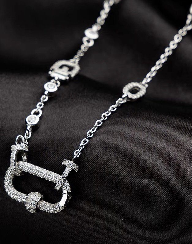 Jade Necklace Is Super Versatile, DIY Paperclip Universal Clasp, Internet-Famous Hot Item, All-Purpose Adjustable Chain, S925 Silver Jade Necklace Is Super Versatile, DIY Paperclip Universal Clasp, Internet-Famous Hot Item, All-Purpose Adjustable Chain, S925 Silver