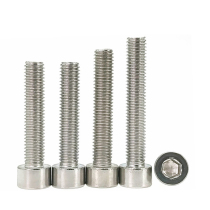 M1 6M2M2 5mm 304 stainless steel hex socket head screw smooth cup head screw without knurled cylinder head bolt