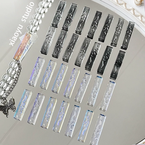 Новая китайская стиль охлаждающая облако двойное стеклянное стеклянное стеклянное стеклянное стеклянное стеклянное веревочное веревочное веревка