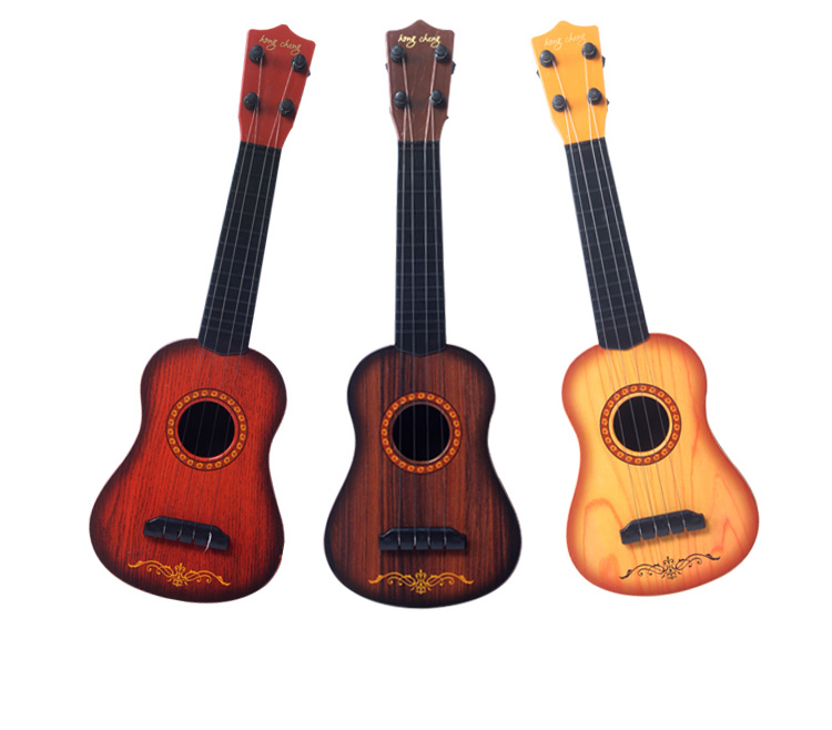 Ukulele trẻ mới bắt đầu mô phỏng đồ chơi guitar nhỏ chơi nhạc bé gái nhạc cụ mini vương quốc đồ chơi