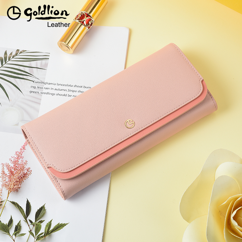 Goldlion Women's Wallet 2026 New Model Long Clutch Bag for Women, Perfect for Holidays, Gift for Mom 70% off Exquisite and Simple Clutch Bag