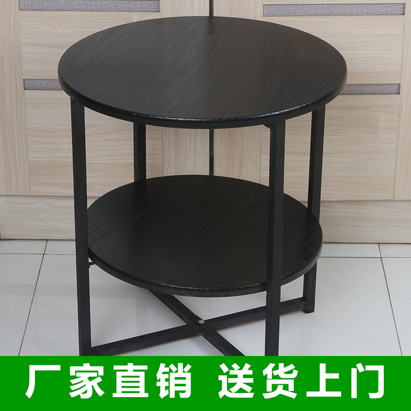 small coffee table simple mini sofa side cabinet small round table