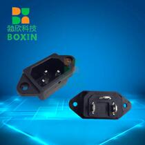 AC power socket Special product word socket Two vertical and one horizontal copper 15A socket with fixing screw hole AC-01B