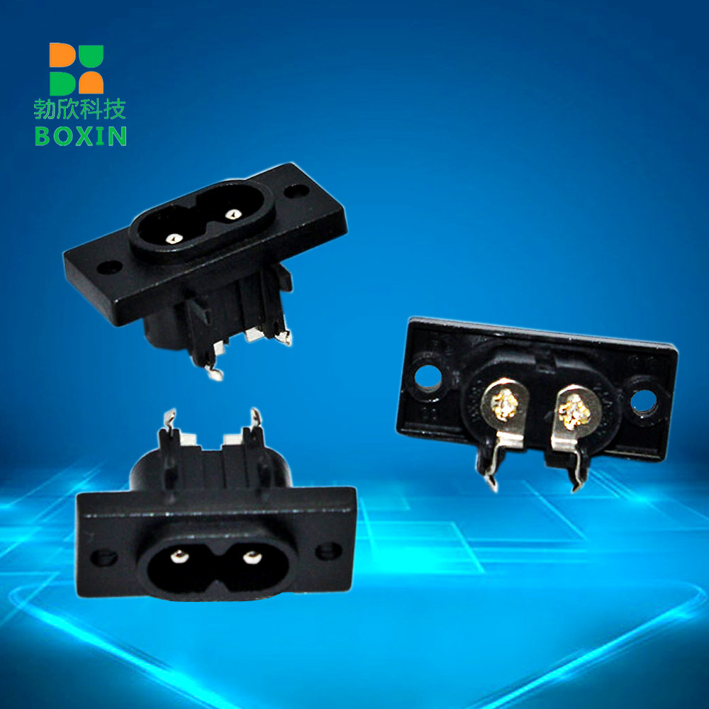 Supply AC power eight-character socket rocker switch BX-180-D03 plum blossom seat small eight-character socket pin seat
