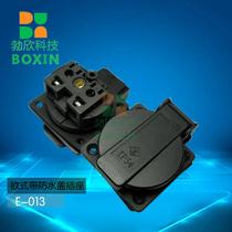 AC Power Socket Etag With Waterproof Cover Flush Socket Eurogauge Industrial Socket E-013