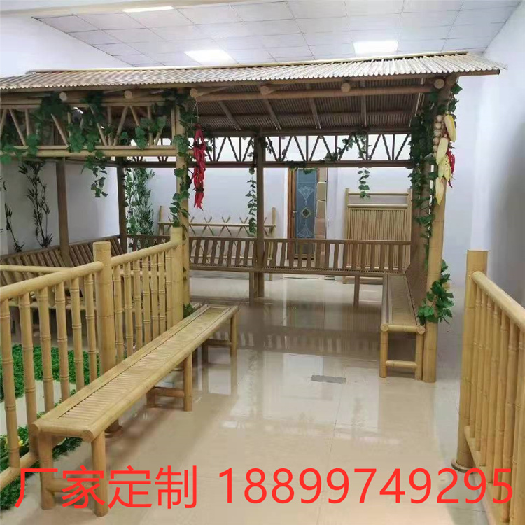 New Imitation Bamboo Festival Aluminum Alloy Round Pipe Mall Suspended Ceiling External Co-Material Custom Partition Wood Grain Genus Aluminum Bamboo Gold Bamboo Tube Aluminum
