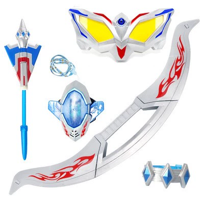 Zeta Ultraman DX Phantom Demon Sword Belia welia offe of Get form Deter Tower Claw Medal Medale Martial Arts Toys Toys