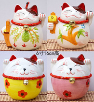 6 inch Japanese groceries ceramic fortune cat crafts ornaments piggy bank creative wedding company event gifts
