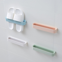 Hanging wall shoe rack No trace stickers Shoes Paste bathroom slippers on the wall