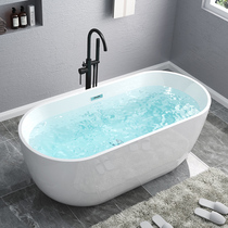 Acrylic thin-edge bathtub seamless integrated household Adult Net red insulation independent European bathtub tub tub