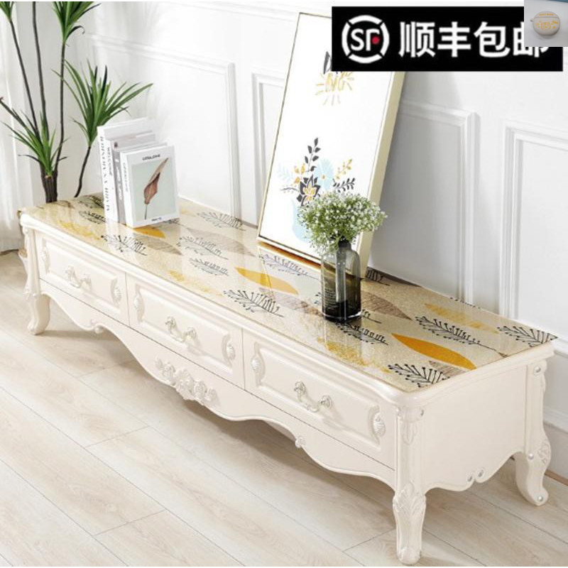 Transparent table cloth soft glass tablemat TV cabinet plastic desktop plastic tabletop plastic plastic sheet plastic PVC cover mat thickening