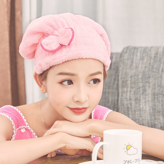 干发帽2024吸水浴帽洗头发速干毛巾包头女加厚儿童长发擦头巾可爱