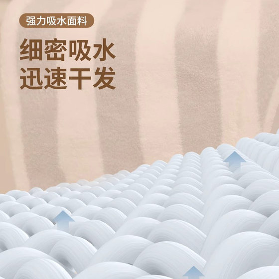 干发帽2024吸水浴帽洗头发速干毛巾包头女加厚儿童长发擦头巾可爱