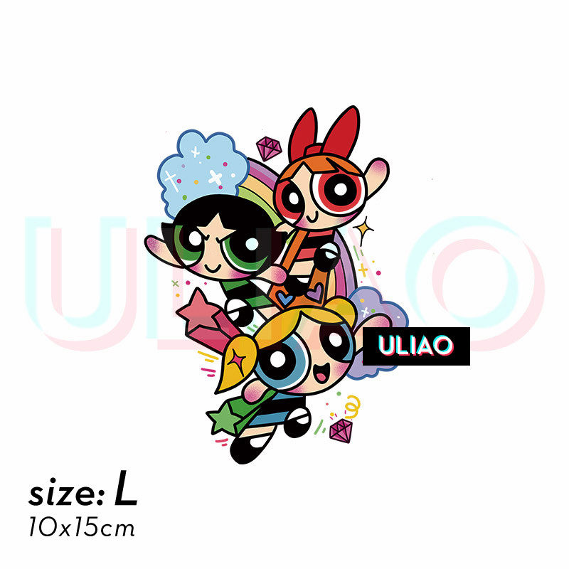 Material ULIAO flying little men tattoo stickers waterproof long-lasting cartoon anime cute flower arm Lolita tattoo
