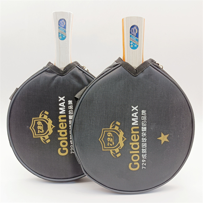 Friendship 729 gold one star double sided anti-glue table tennis racket student adult long handle cross pat short handle straight shot gold 1 star