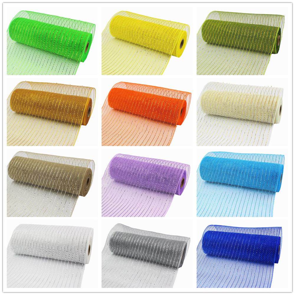10 Inch(260mm) x 18 feet(6 yards) Deco Mesh Ribbon Chris
