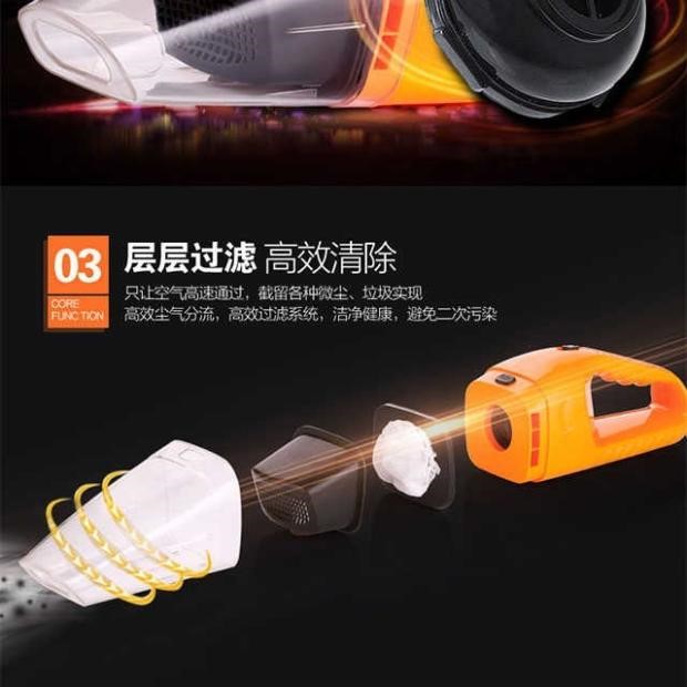 máy hút bụi ilife Máy hút bụi không dây sạc không dây loại xe nội thất gia đình ướt và khô sử dụng kép công suất cao 12 v mới mạnh - Máy hút bụi robot hút bụi rẻ