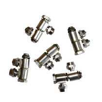 Fire Hawk Tire Removal Machine Accessories Corstar Gas Pipe Union Hollow Screw Small Gas Cylinder Head Three Ventilation Pipe Joints