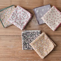 Flower Shop Korean childrens clothing 24 autumn new flo girls pastoral floral square scarf headband scarf scarf