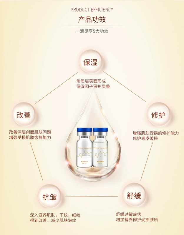 Royal House Beauty New Anti-nhăn Firming Freeze Powder Set Desalination Fine Line Dry Line Anti-Aging Essence Chính hãng - Huyết thanh mặt serum hàn quốc