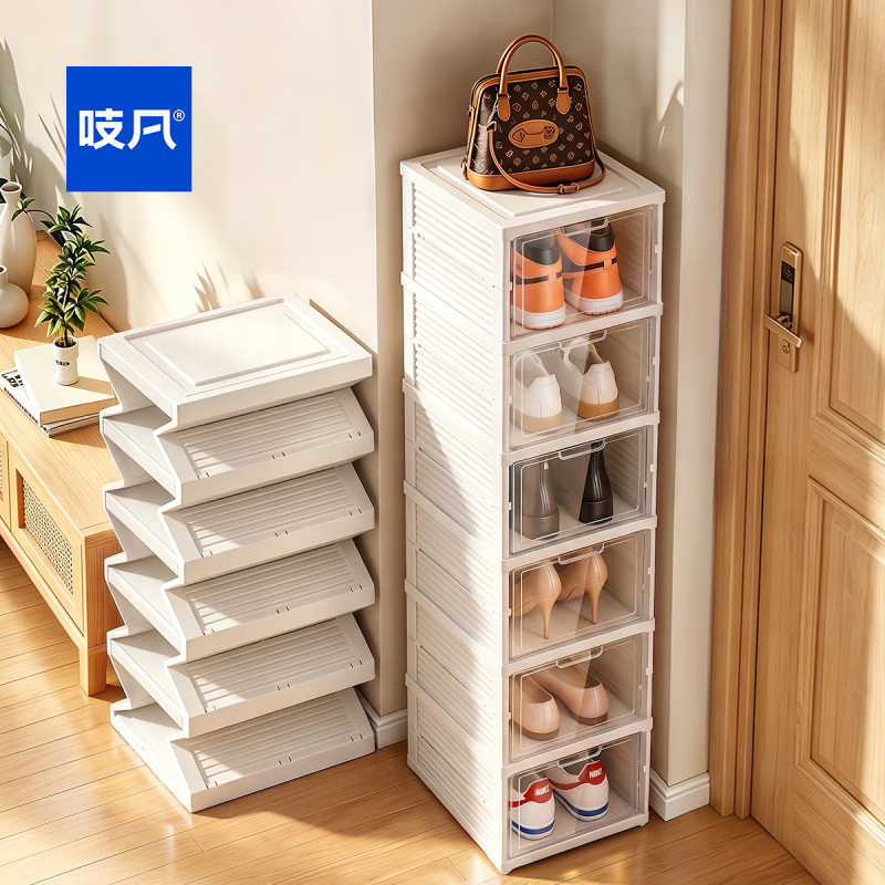 Japanese Shoe Cabinet for Home Entrance, Shoe Box Storage Box, Transparent, No Installation Required, Foldable Shoe Rack, Dustproof Shoe Storage Magic Tool Japanese Shoe Cabinet for Home Entrance, Shoe Box Storage Box, Transparent, No Installation Required, Foldable Shoe Rack, Dustproof Shoe Storage Magic Tool