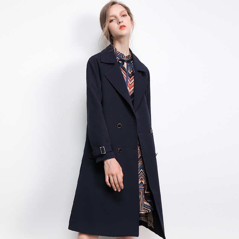 Trench pour femme ZHUO LIANFEI en Polyester - Ref 3227814 Image 3