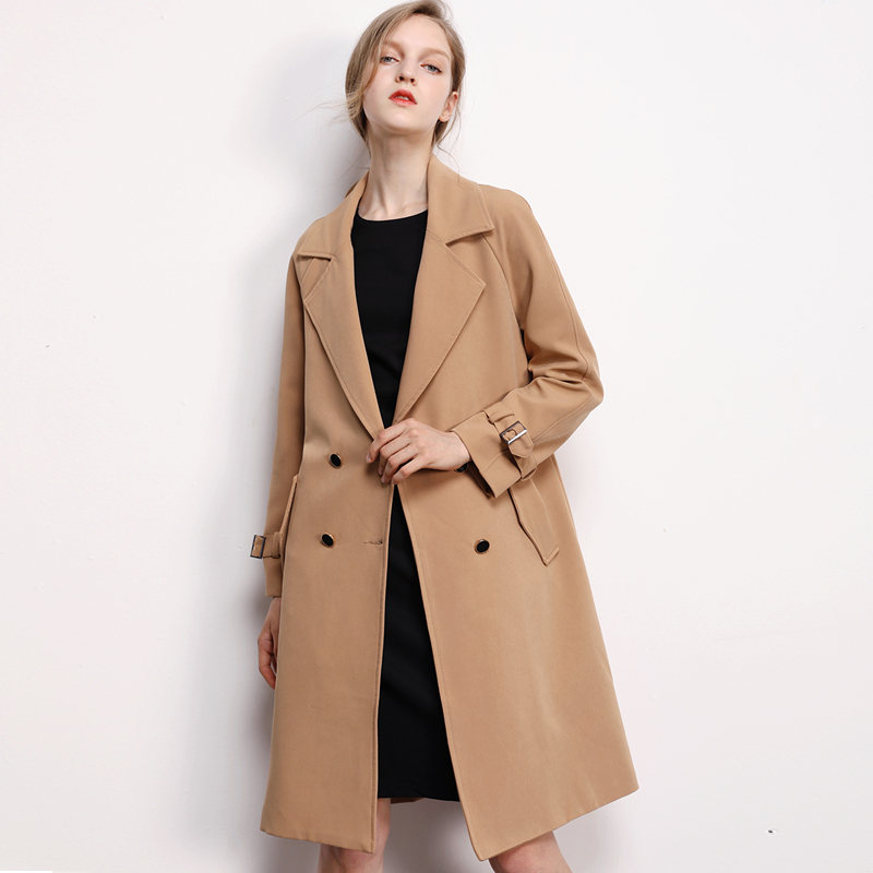 Trench pour femme ZHUO LIANFEI en Polyester - Ref 3227814 Image 1