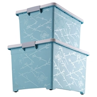 Северный синий принт