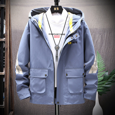 【BLL】春秋季韩版男士潮流工装夹克