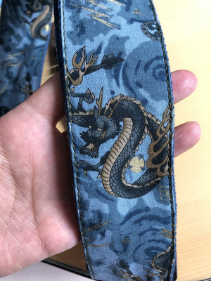 Расширенный мужской ремень для гитары DRAGON, изготовленный исключительно вручную, подходит для различных типов народных гитар и электрогитар.