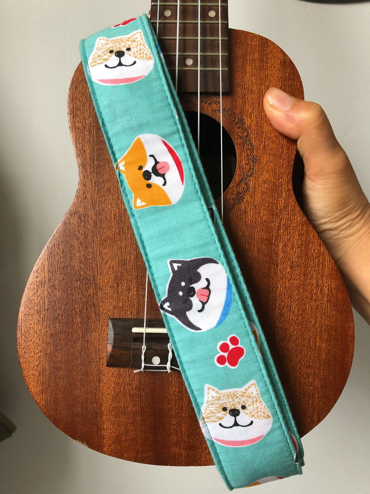 Original SUMMER clear and refreshing mint green pure cotton ultra cute 100 lap Euccary cuddling bag travel guitar bass cuddling bag