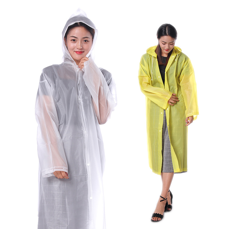 Windcoat kiểu poncho du lịch thời trang chống thấm ngoài trời quần áo tùng phi dùng một lần eva áo mưa mưa mặc ngày đi bộ