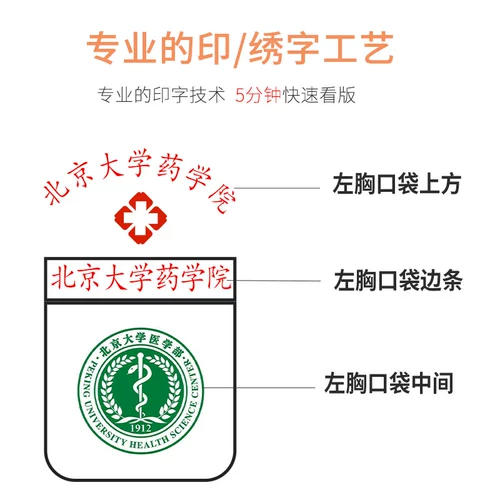 Белый халат, униформа врача, химическая униформа медсестры, короткий рукав, делается под заказ, с печатью вашего логотипа