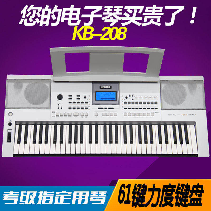 Mountain Leaf Electronic Organ KB-208 Assay Exam Competition Playing teaching 61 Key strength Children's home 190 Upgrade