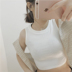 Hồng Kông-phong cách retro sling của phụ nữ mùa hè đoạn ngắn rốn không tay t-shirt bên ngoài dưới cùng của Harajuku nhỏ tươi vest top áo kiểu đẹp Áo ba lỗ